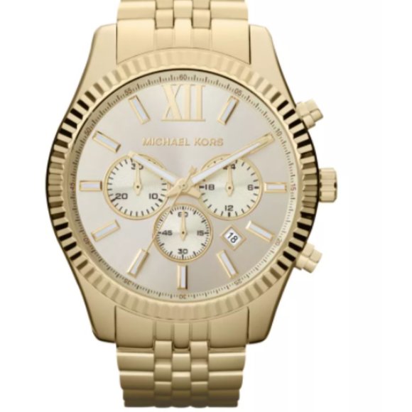 Michael Kors Gold Watch 45mm - Picture 1 of 6
